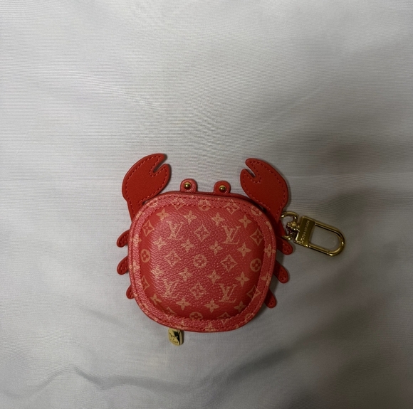 Louis Vuitton Red Crab Coin Purse - Picture 1 of 2
